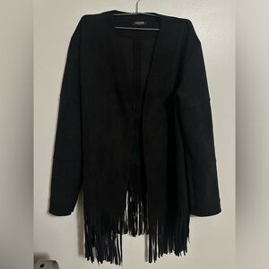 ACEVOG FRINGE BLAZER